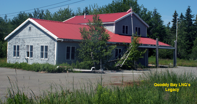 Quoddy Bay LNG deserted offices